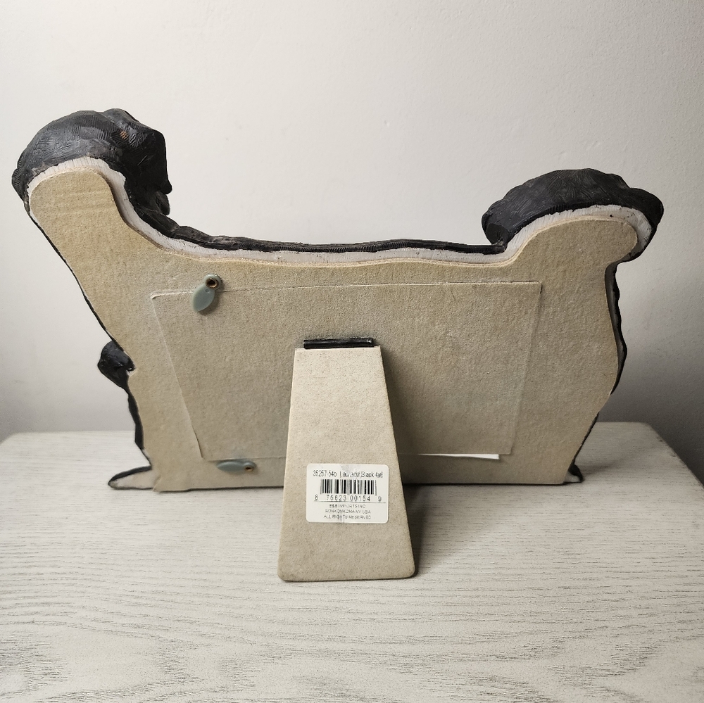 Black Labrador Dog Picture Frame 4×6 E&S Imports‎ - Picture 2 of 8